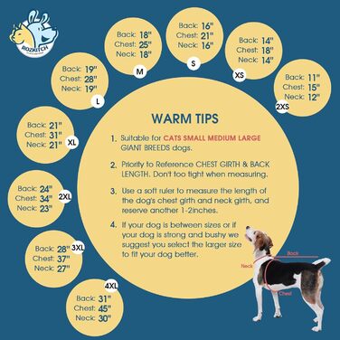 Флісова куртка для собак ROZKITCH, теплий пуловер, піжама, вітростійка, тепла, для холодної погоди, жилет з відбиваючим шнуром, комбінезон, одяг, комплект для великих собак, динозавр 4XL (довжина спини: 31.1'), блакитний динозавр