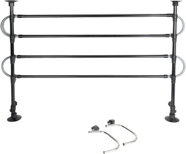 Сітка для багажника для собак, регульована за висотою та шириною, безпечна для транспортування, міцна металева сітка, підходить для SUV, універсалів та хетчбеків