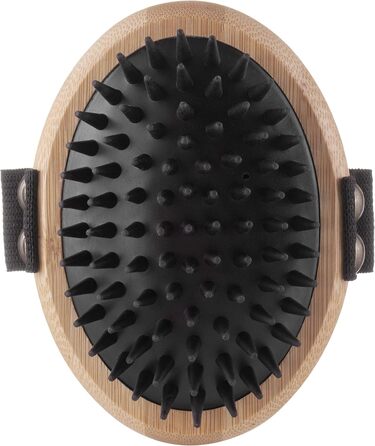 Mikki 6280002 Бамбукова рукавичка-щітка для грумінгу собак та котів з кулькоподібними наконечниками