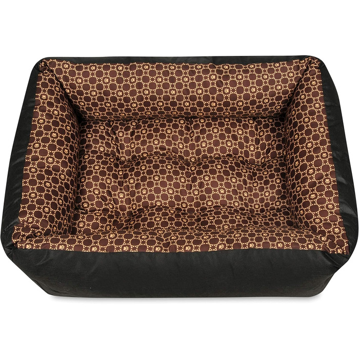 Льожа для собак Louis Braun, 70x55 см, чорний та сірий, M, для малих, середніх та великих собак, миється