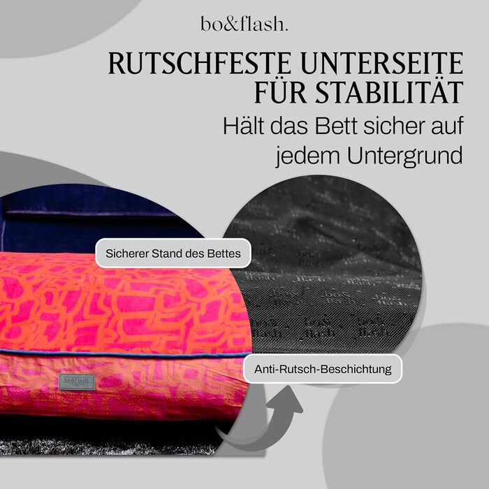 Килимок для собак Chouk Madison L – зручний та стабільний лежак для собак з якісним знімним чохлом, стильний та нековзний