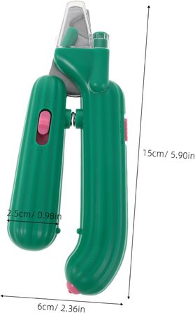 TOYANDONA Кліпер для кігтів собак та котів з підсвічуванням, металевий, ергономічний, для догляду за шерстю вдома та в подорожах, безпечний для цуценят, кошенят та великих тварин