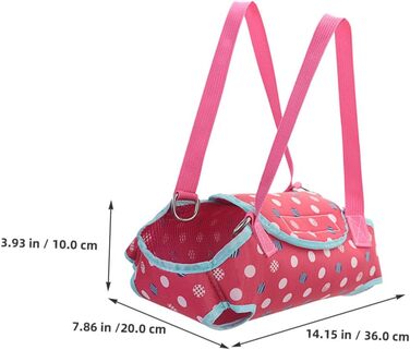 Переноска для собак та котів VICASKY: зручна та дихаюча сумка-переноска для маленьких тварин. Ідеально для подорожей та активного відпочинку. Регульований ремінь, дихаюча сітка.