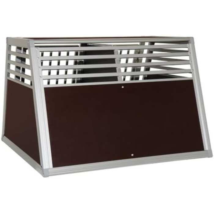 Schmidt-Box Hundebox Doppelbox ALU UMD 95/93/68 - переносна вольєр для собак, алюмінієва, 95x93x68 см