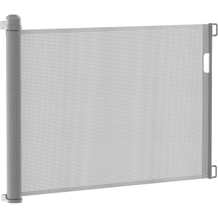 Захист для воріт NAIZY: ролетний захист для собак та дітей, 180 см, сірий