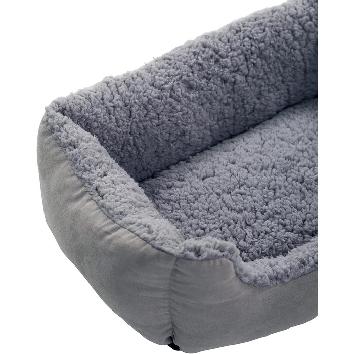 Крісло-ліжко для собак ESTEXO, сіро-світло сірий колір, 90x70x20 см