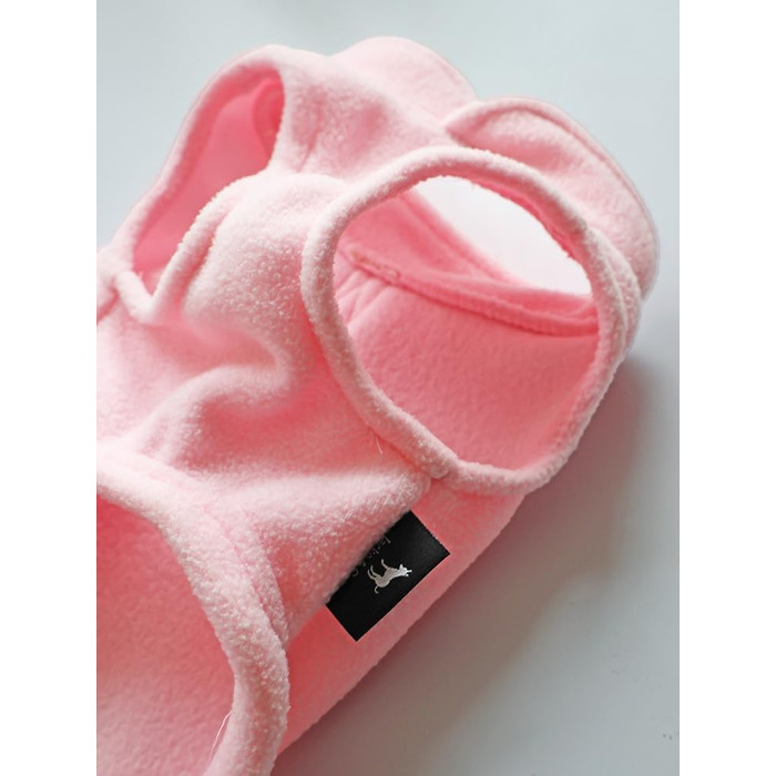 Тепла жилетка JACKO & CO для собак та котів з кільцем для повідка – м'яка, легка, дихаюча (XXL, Рожева)