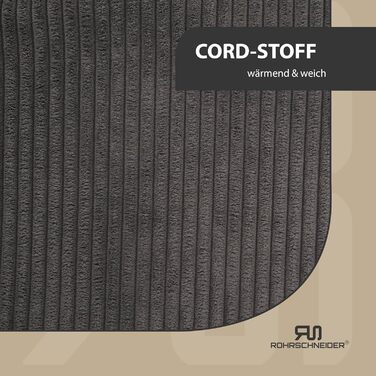 Крісло-лежанка для собак (55x42 см) з подушкою, Cordstoff, сіре, з пакетиками для відходів