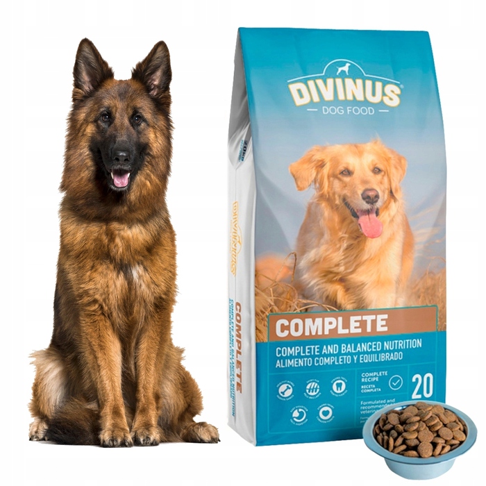 Повний сухий корм для дорослих собак Divinus Dog з вітамінами, 20 кг