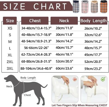 Зимовий одяг для собак, водонепроникна тепла куртка для малих, середніх та великих собак, для активного відпочинку на вулиці з отвором для повідка, двостороння куртка в клітинку, бежевого кольору, розмір L