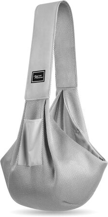 Сумка-переноска для собак та котів, сіра. Переноска для маленьких собак та кошенят, для подорожей.