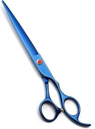 Набір для грумінгу собак та котів, професійний 5-в-1, з витончувальним ножем, вигнутими та прямими ножицями, гребінцем, нержавіюча сталь 440C