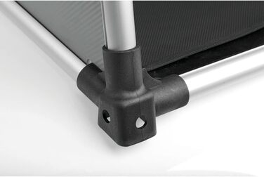 Транспортний бокс для тварин LAMPA 60501: алюмінієвий, розмір 60x50x55 см, тканинна підкладка