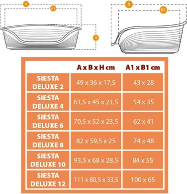 Ліжко для собак та котів Ferplast Siesta Deluxe 4, рожеве, 61.5 x 45 x 21.5 см
