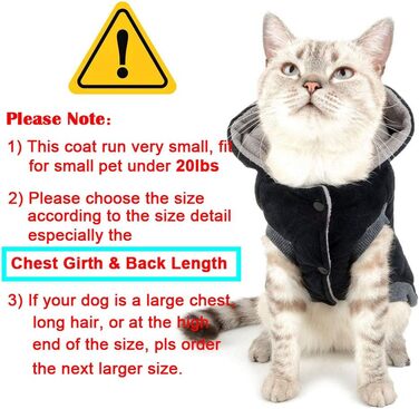 Зунеа - теплий зимовий одяг для собак, чорний, розмір XXL (шия 35см, спина 40см, груди 52см)