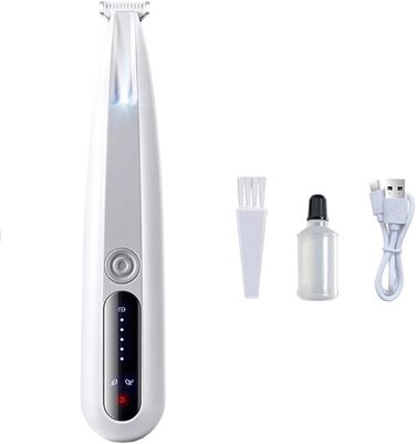 Бездротовий триммер для собак та котів з тихим мотором та ергономічною ручкою для безпечного догляду за лапами. Триммер для котів (P)