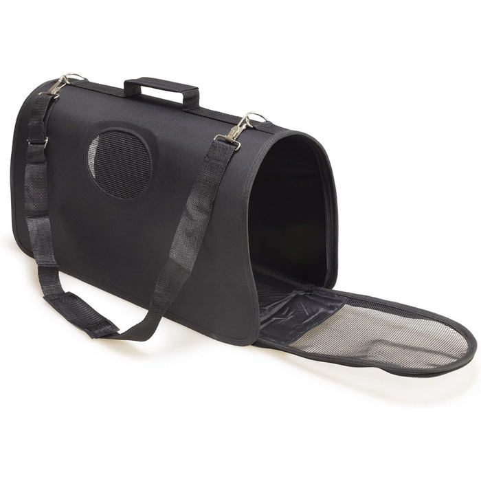 Транспортна сумка для тварин Arquivet чорного кольору, L (52 x 28 x 29 см) - для собак, котів, цуценят