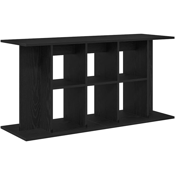 Тумба для акваріума vidaXL 120x40x60 см, ДСП, чорний дуб, міцна акваріумна підставка
