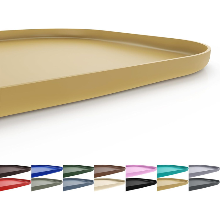 Силіконовий килимок для корму домашніх тварин з піднятим бордюром, миски для собак та котів, килимок для годівлі з високим бордюром для захисту від води, гумовий килимок 24x16x0,8 см (24 x 16 x 0.8 дюймів, Бежевий)