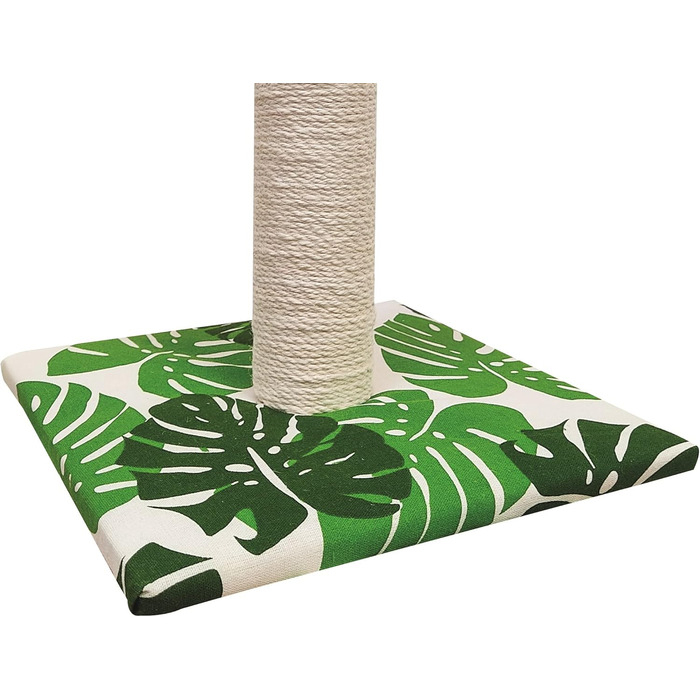 Котячий будиночок-когтеточка Croci з картону, 2-шарова, для дорослих котів, 42x35x50 см, зелений, 1 шт.