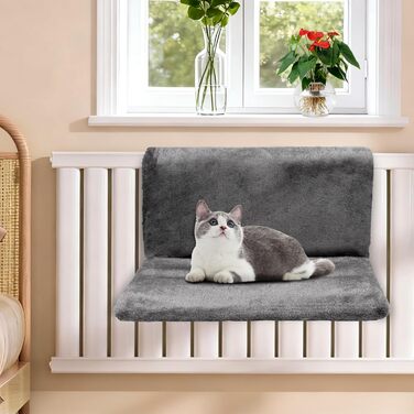 Ліжко для котів на радіатор, гамак для котів на батарею, лежанка для котів та дрібних тварин, ліжко для котів на опалення, гамак для котів на будь-які радіатори