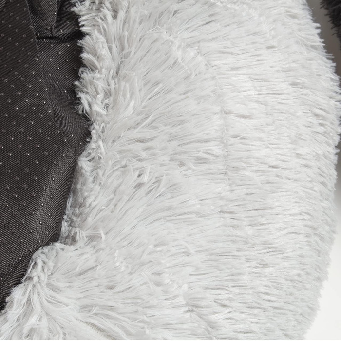 Wallace & Jones | Крісло-лежанка для собак Sarnia - L, сірий | Лежанка для собак, м'яке ліжко | 100 x 100 x 25 см