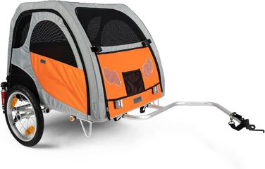 TrendPet Comfort Wagon L: Фарм'ятковий причіп для собак великих порід з амортизацією, алюмінієвий каркас