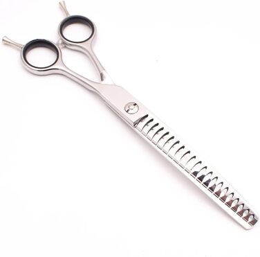 Ножиці для грумінгу собак та котів 7.0 дюймів, професійні ножиці для догляду за шерстю, ергономічна ручка (275-Chunker)