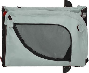 Причіп для велосипеда для собак Сірий та Чорний, Oxford-Gewebe та залізо, LH82049