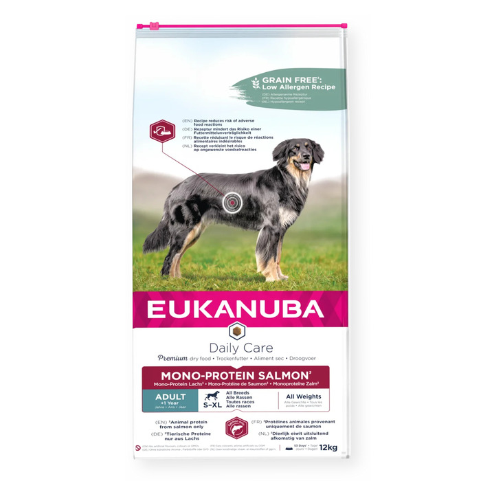 Сухий корм для собак Eukanuba з лососем, 12 кг