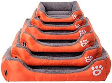 Ліжко для собак, подушка для тварин, кошик для котів, ліжко для собак, місце для сну, розміри S-XXXL (Червоний, XXL) XXL Червоний