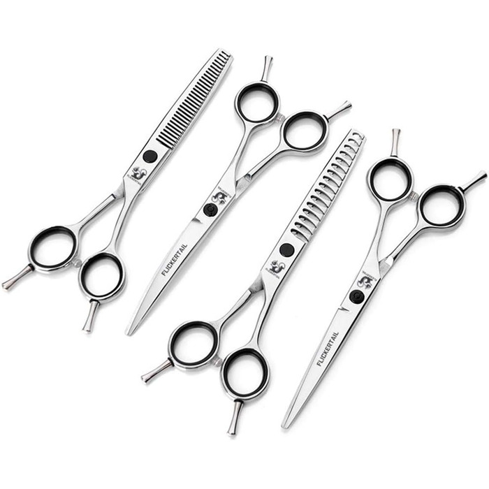 Набір професійних ножиць для грумінгу домашніх тварин, 6 дюймів, нержавіюча сталь, для собак та котів