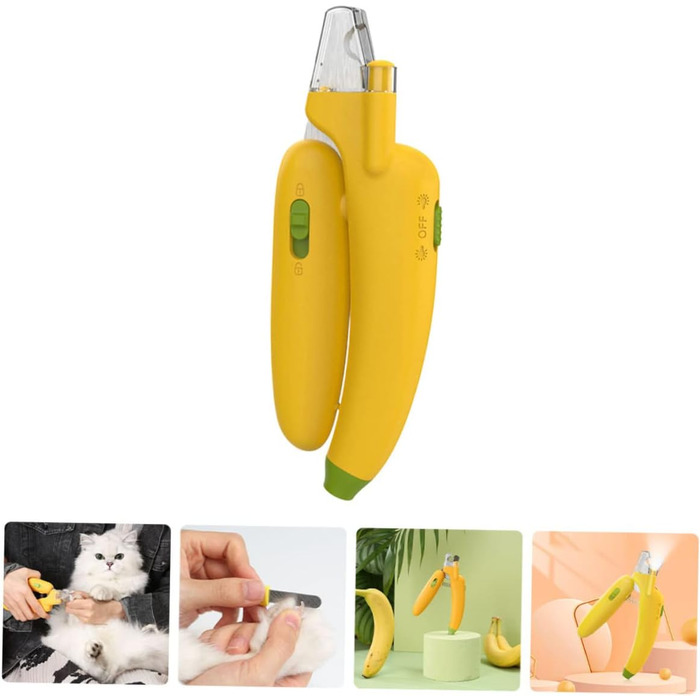 Професійний кусачок для нігтів з підсвічуванням для собак та котів. Ергономічний кусачок для нігтів, швидке та безпечне підстригання.