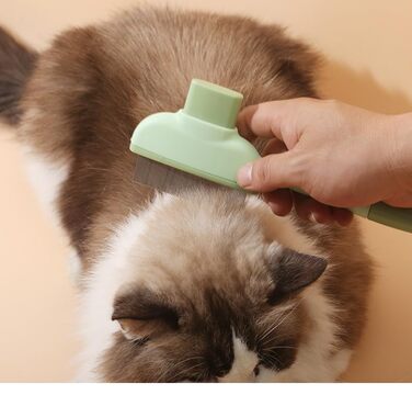 Щітка Fellblitz для грумінгу домашніх тварин: самоочищуючийся гребінець від бліх для довгої та короткої шерсті