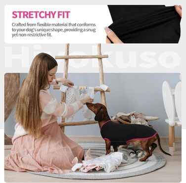 Пуловер для такси - теплий пуловер для собак, одяг для маленьких собак, светр для такси, чорний одяг для собак M