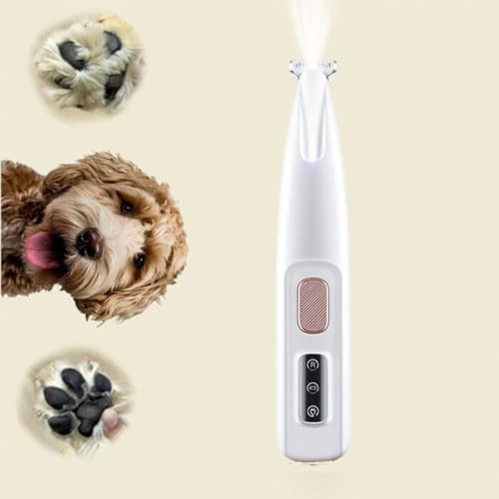 Триммер для собак: безшумна електрична машинка для догляду за подушечками лап