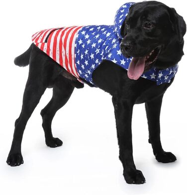 Теплий зимовий халат для собак Alasum з капюшоном, XL, дихаючий - для великих собак