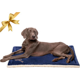 Килимок для собак Vivi Bear 110 x 70 см, килимок для тварин, машинного прання, для собак та котів, блакитний