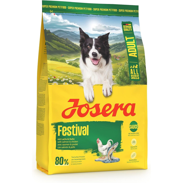 Сухий корм для вибагливих дорослих собак Josera Festival, 12.5 кг