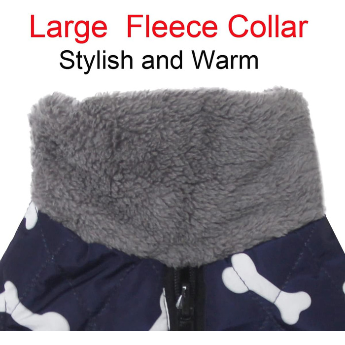 Теплий водонепроникний зимовий накидка для собак, блакитний, розмір S - JoyDaog