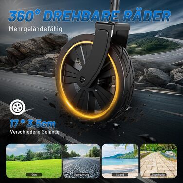 Возик вантажний складний Timber Ridge 200л з тримачем для напоїв, для саду, відпочинку, кемпінгу, чорний