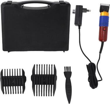 Машина для грумінгу собак з товстим хутром, безшумна, акумуляторна, вологостійка, з нержавіючою сталлю, для домашніх тварин, з EU-штекером