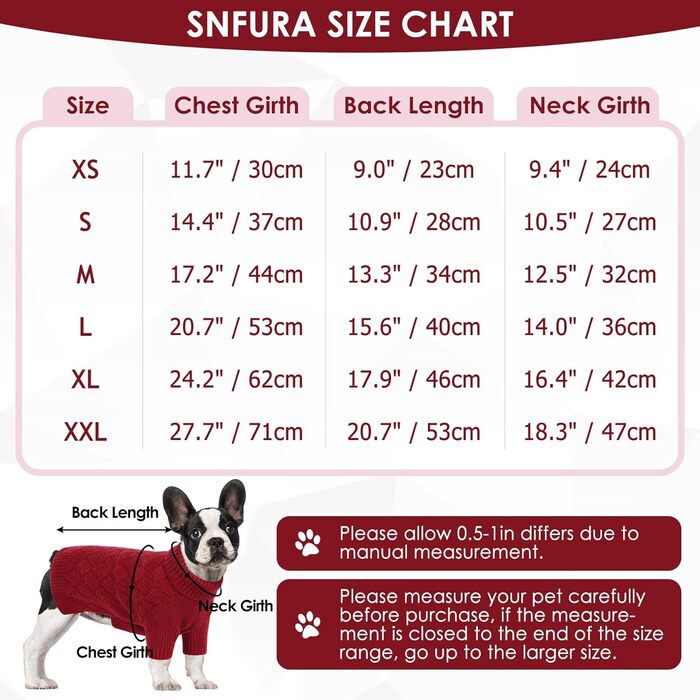 Зимовий светр для великих собак SUNFURA XL, в'язаний одяг для собак, для дівчаток і хлопчиків, теплий светр для Пітбулів, Лабрадорів, осінньо-зимовий пуловер