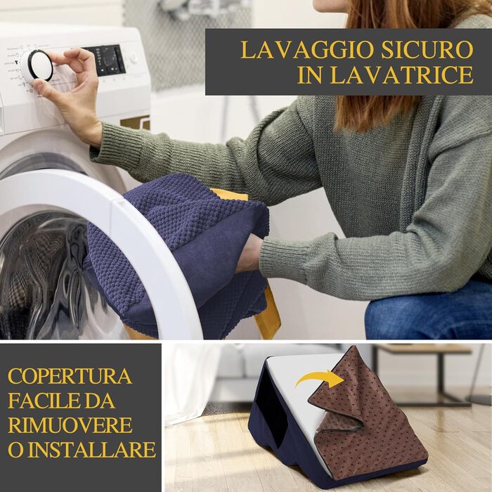 Сходинка для собак Masthome з 4 сходинками, для маленьких собак, з антиковзким покриттям, знімний чохол, для дивану, ліжка