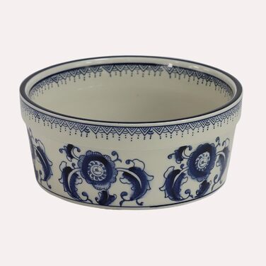 Набір мисок для корму та води для собак та котів SYNWISH, 14.7 x 18.3 x 6.1 см, блакитний та білий