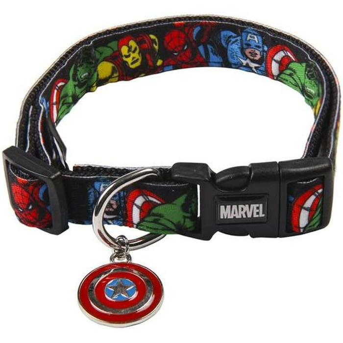 Нашийник для собак Cerdá Life's Little Moments Marvel – офіційний ліцензований товар, регульований, середній/великий, комфортний, міцний