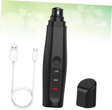 Електричний триммер для нігтів Milisten для собак та котів. Безпечний, тихий, з алмазним покриттям, довговічний