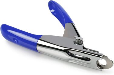 Професійні ножиці для грумінгу собак та котів, триммер для догляду за кігтями, з безкоштовною пилочкою, нержавіюча сталь, зручні ручки – для безпечного та професійного догляду, блакитні