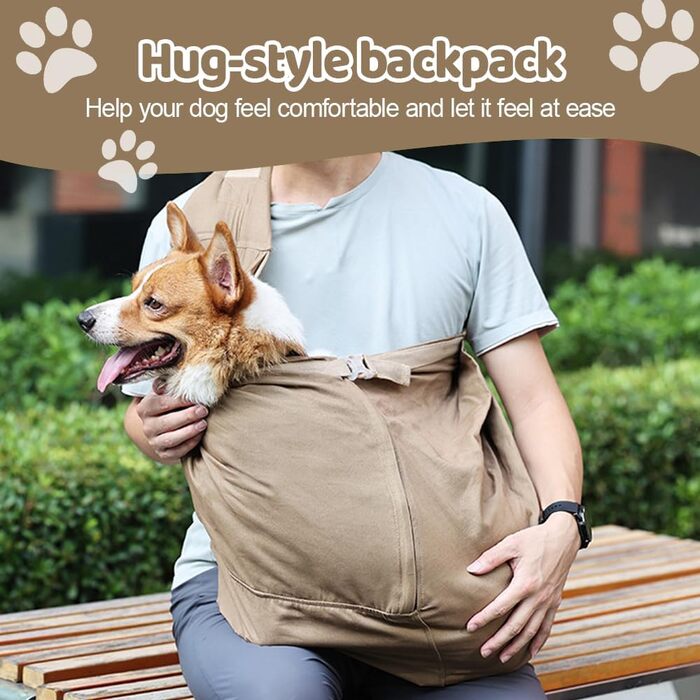 Транспортна сумка для собак і котів, до 20 кг, Khaki