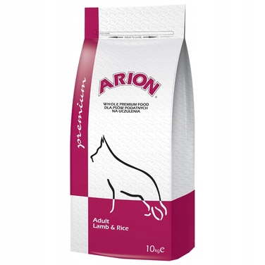 Сухий корм для собак Arion Premium Adult Ягня з рисом 10 кг + 2 кг